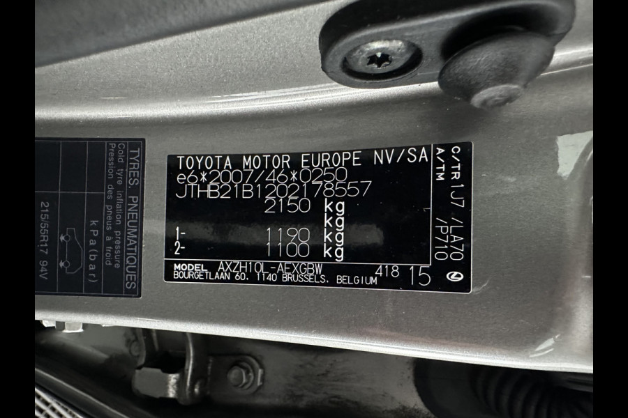 Lexus ES 300h Business Line (INCL-BTW) Aut. *PANO | LEATHER | FULL-LED | ADAPTIVE-CRUISE | BLINDSPOT | KEYLESS | CAMERA | HEATED-COMFORTSEATS | NAVI-FULLMAP | PRIVACY-GLASS | SHIFTPADDLES | ECC | PDC | 18''ALU*