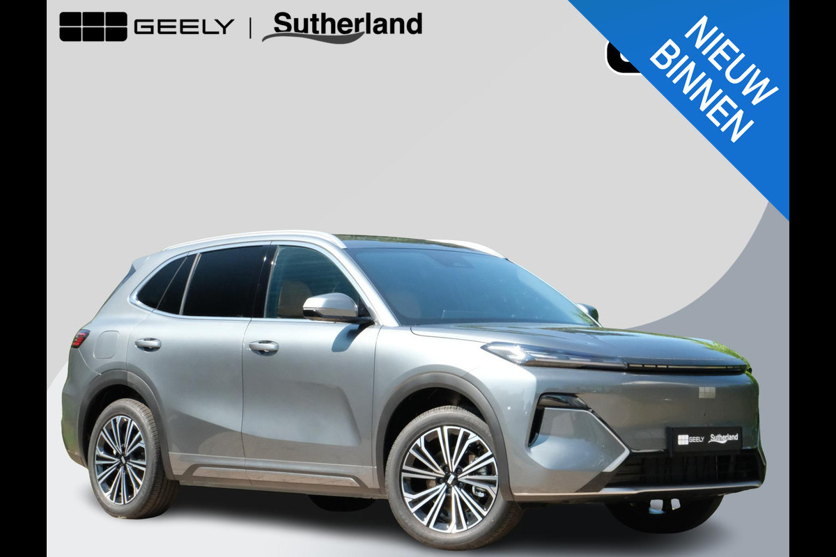 GEELY Starray EM-i 1.5 Max+ 262 PK | Panorama | Stoelen voor & achter verwarmd | Memory Seats | 360 Camera | 19 Inch LMV | 136km elektrisch bereik