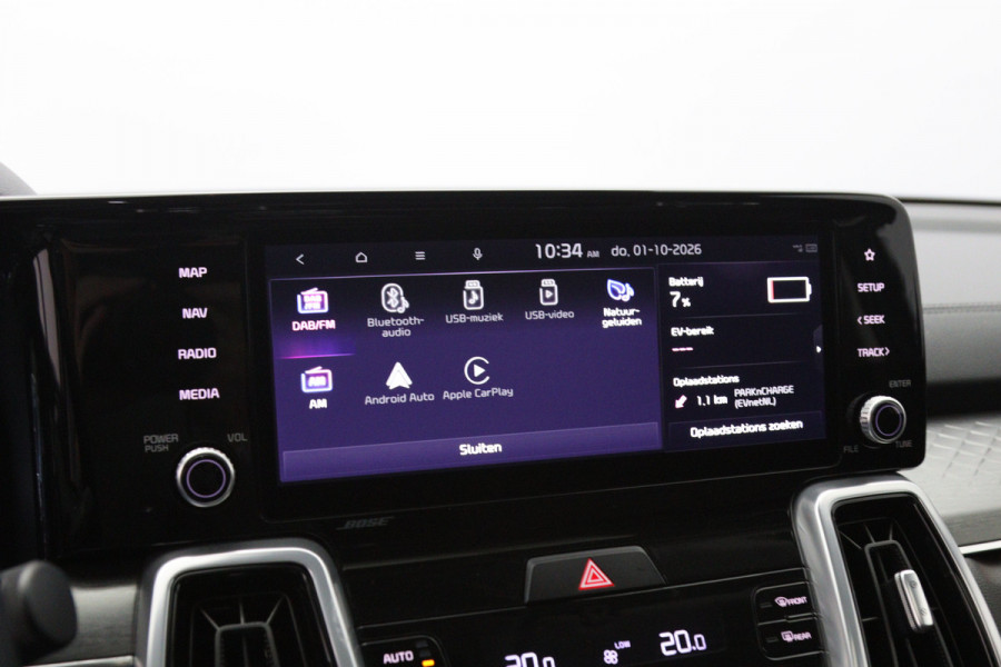 Kia Sorento 1.6 T-GDI Plug-in Hybrid 4WD 266 PK Edition 7p PHEV, Panoramadak, BOSE Sound, Leder, 360 Camera