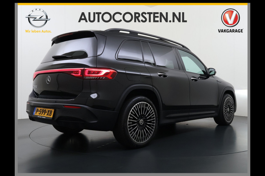 Mercedes-Benz EQB 250 AMG Pano-Dak 7-Pers.Leer/Alcantara Night Line Adap.Cruise Head-Up Display Lmv 20"Premium plus SOH 95% Elek.Stoelen+Memory+Ve Actieve park-assist Licht en zichtpakket 7-Persoons Led Privacy Glas DAB 1e Eigenaar Dealeronderhouden Origineel Nederlandse Auto