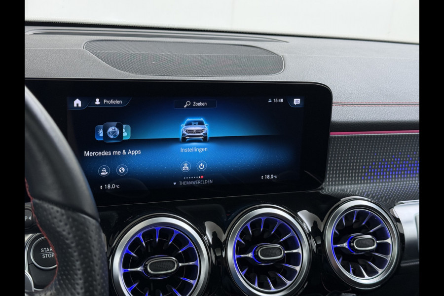 Mercedes-Benz EQB 250 AMG Pano-Dak 7-Pers.Leer/Alcantara Night Line Adap.Cruise Head-Up Display Lmv 20"Premium plus SOH 95% Elek.Stoelen+Memory+Ve Actieve park-assist Licht en zichtpakket 7-Persoons Led Privacy Glas DAB 1e Eigenaar Dealeronderhouden Origineel Nederlandse Auto
