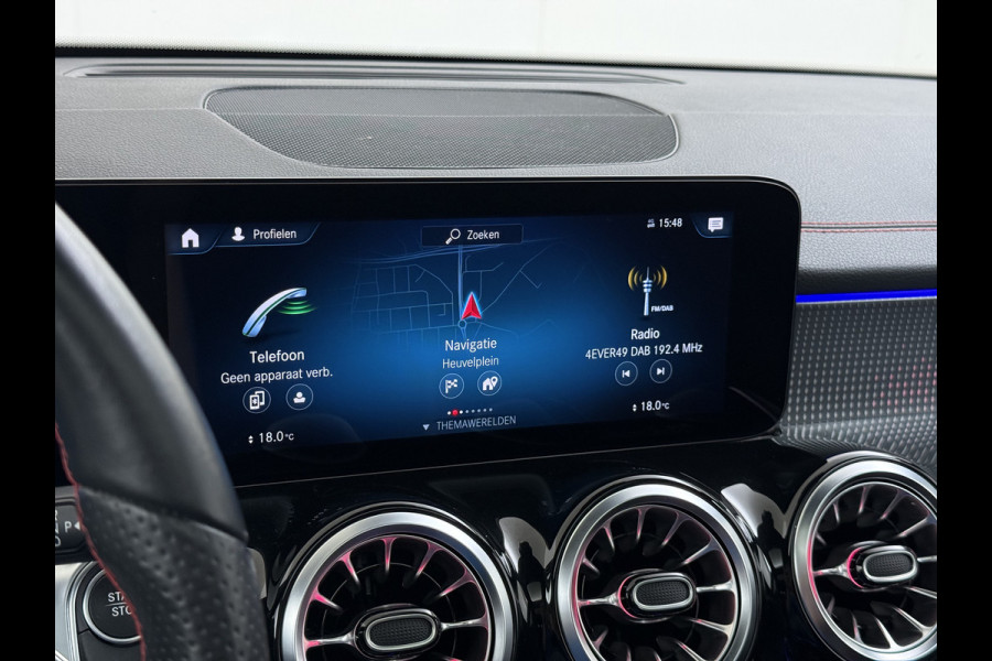 Mercedes-Benz EQB 250 AMG Pano-Dak 7-Pers.Leer/Alcantara Night Line Adap.Cruise Head-Up Display Lmv 20"Premium plus SOH 95% Elek.Stoelen+Memory+Ve Actieve park-assist Licht en zichtpakket 7-Persoons Led Privacy Glas DAB 1e Eigenaar Dealeronderhouden Origineel Nederlandse Auto