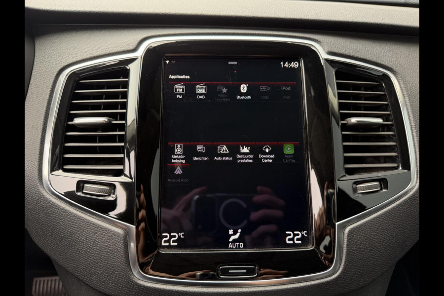 Volvo XC90 2.0 T8 Recharge AWD Inscription Expression 19"/Leder/Trekhaak/Standkachel/Harman Kardon/Camera/Full LED/Apple Carplay & Android Auto/Keyless/Adaptieve cruise