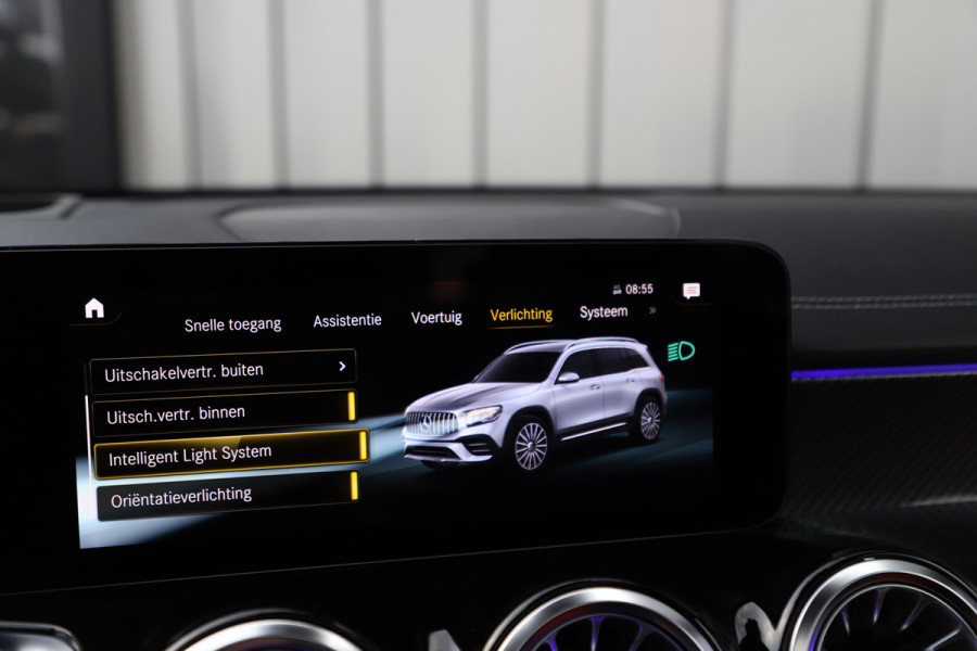Mercedes-Benz GLB-Klasse AMG 35 4-Matic | 306PK | 7 Persoons | Head-up | Keyless-go | Adapt. onderstel | Memory | Pano | Distronic+ | Sfeerverlichting |