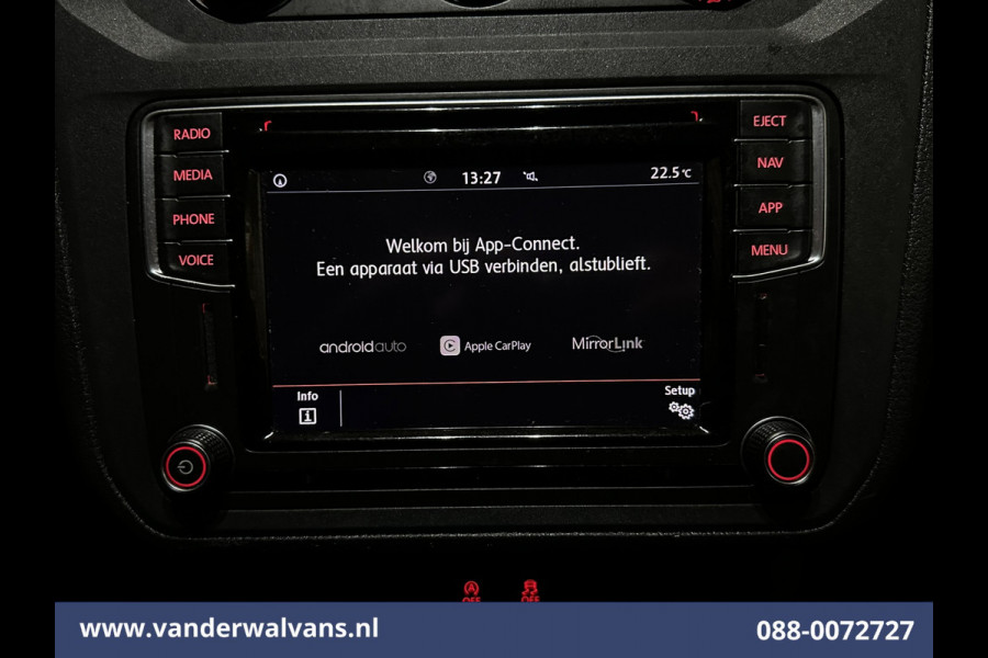 Volkswagen Caddy 2.0 TDI L1H1 Euro6 Airco | Navigatie | LED | Apple Carplay | Cruisecontrol | 1400kg Trekhaak Android Auto, Parkeersensoren