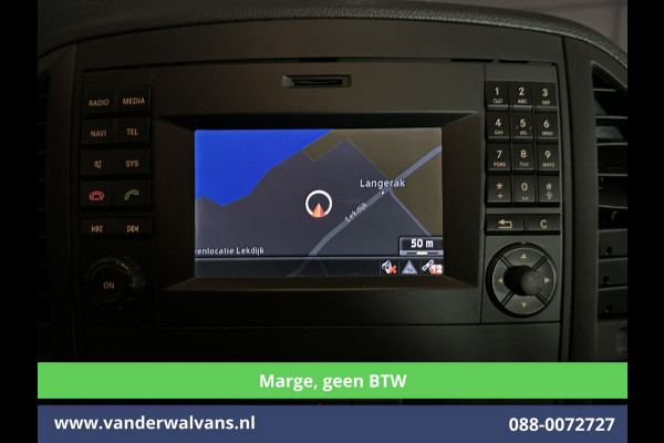 Mercedes-Benz Vito 111 CDI **MARGE, Geen BTW** L3H1 Dubbele Cabine Euro6 Airco | 5-Zits | Camera | Navigatie | Cruisecontrol Trekhaak, Parkeersensoren