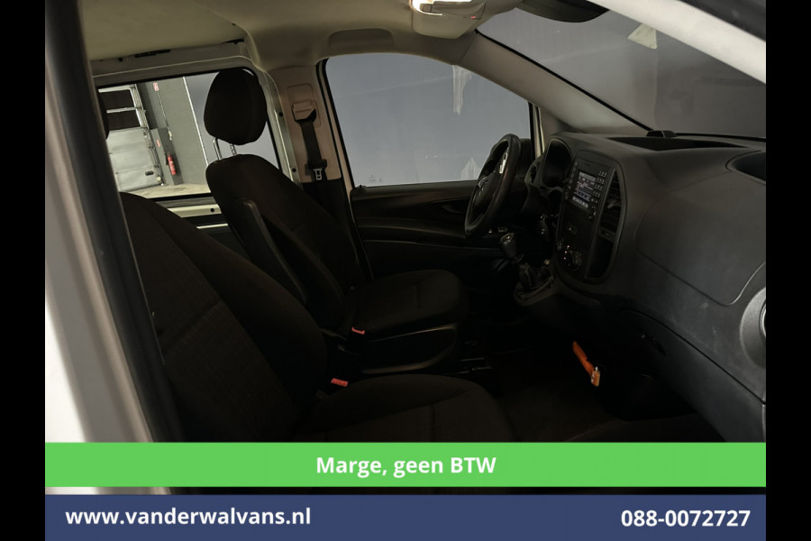 Mercedes-Benz Vito 111 CDI **MARGE, Geen BTW** L3H1 Dubbele Cabine Euro6 Airco | 5-Zits | Camera | Navigatie | Cruisecontrol Trekhaak, Parkeersensoren
