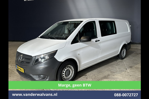 Mercedes-Benz Vito 111 CDI **MARGE, Geen BTW** L3H1 Dubbele Cabine Euro6 Airco | 5-Zits | Camera | Navigatie | Cruisecontrol Trekhaak, Parkeersensoren