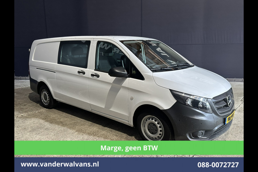 Mercedes-Benz Vito 111 CDI **MARGE, Geen BTW** L3H1 Dubbele Cabine Euro6 Airco | 5-Zits | Camera | Navigatie | Cruisecontrol Trekhaak, Parkeersensoren