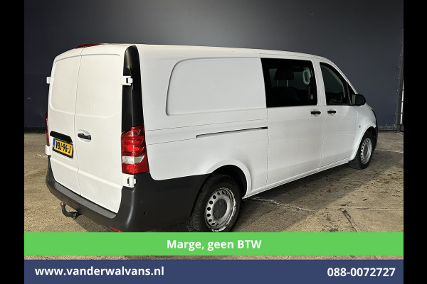 Mercedes-Benz Vito 111 CDI **MARGE, Geen BTW** L3H1 Dubbele Cabine Euro6 Airco | 5-Zits | Camera | Navigatie | Cruisecontrol Trekhaak, Parkeersensoren