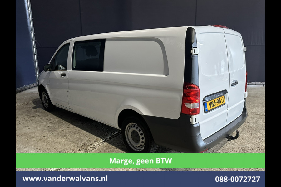 Mercedes-Benz Vito 111 CDI **MARGE, Geen BTW** L3H1 Dubbele Cabine Euro6 Airco | 5-Zits | Camera | Navigatie | Cruisecontrol Trekhaak, Parkeersensoren