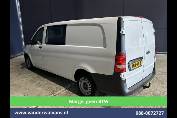 Mercedes-Benz Vito 111 CDI **MARGE, Geen BTW** L3H1 Dubbele Cabine Euro6 Airco | 5-Zits | Camera | Navigatie | Cruisecontrol Trekhaak, Parkeersensoren