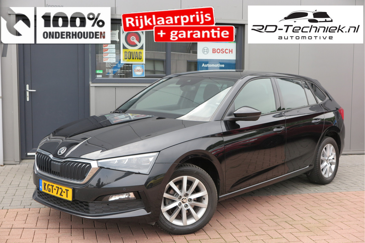 Škoda SCALA 1.0 TSI 110pk H6 Sport Business. Panoramadak , Led, Stoelverwarming, Achteruitrijcamera , PDC , Carplay , (navigatie via carplay) DAB+