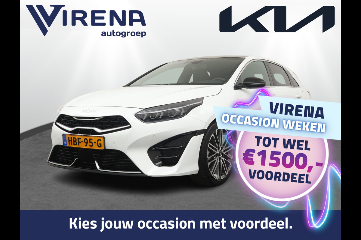 Kia Ceed 1.5 T-GDi GT-PlusLine - Automaat - Stoel/Stuurverwarming - Adaptief Cruise Control - Navigatie - Climate Control - Fabrieksgarantie Tot 2032