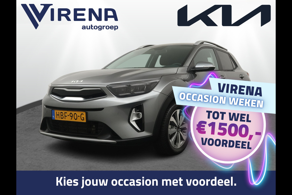 Kia Stonic 1.0 T-GDi MHEV DynamicPlusLine - Apple/Android Carplay - Navigatie - Cruise Control - Stoel/Stuurverwarming - Lichtmetalen Velgen - Fabrieksgarantie t/m 28-01-2032