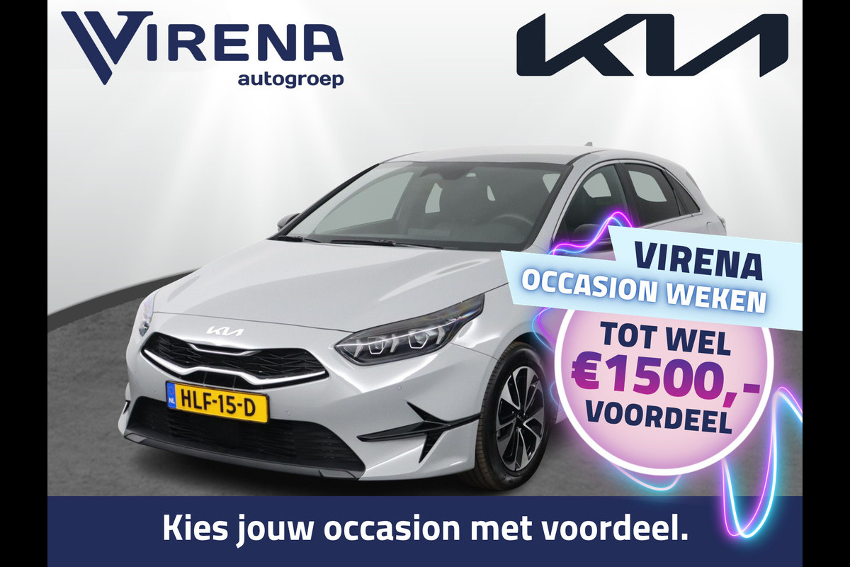 Kia Ceed 1.0 T-GDi MHEV Design Edition Automaat - Adaptive Cruise - Stoel/Stuurverwarming - DAB- Navigatie - Apple Carplay/Android Auto Fabrieksgarantie 17-04-2032