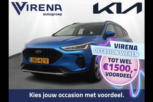 Ford FOCUS Wagon 1.0 EcoBoost Hybrid Active X - Trekhaak - All-Season banden - Camera - AppleCarplay - Android Auto - Virena Zekerheidspakket 895,-