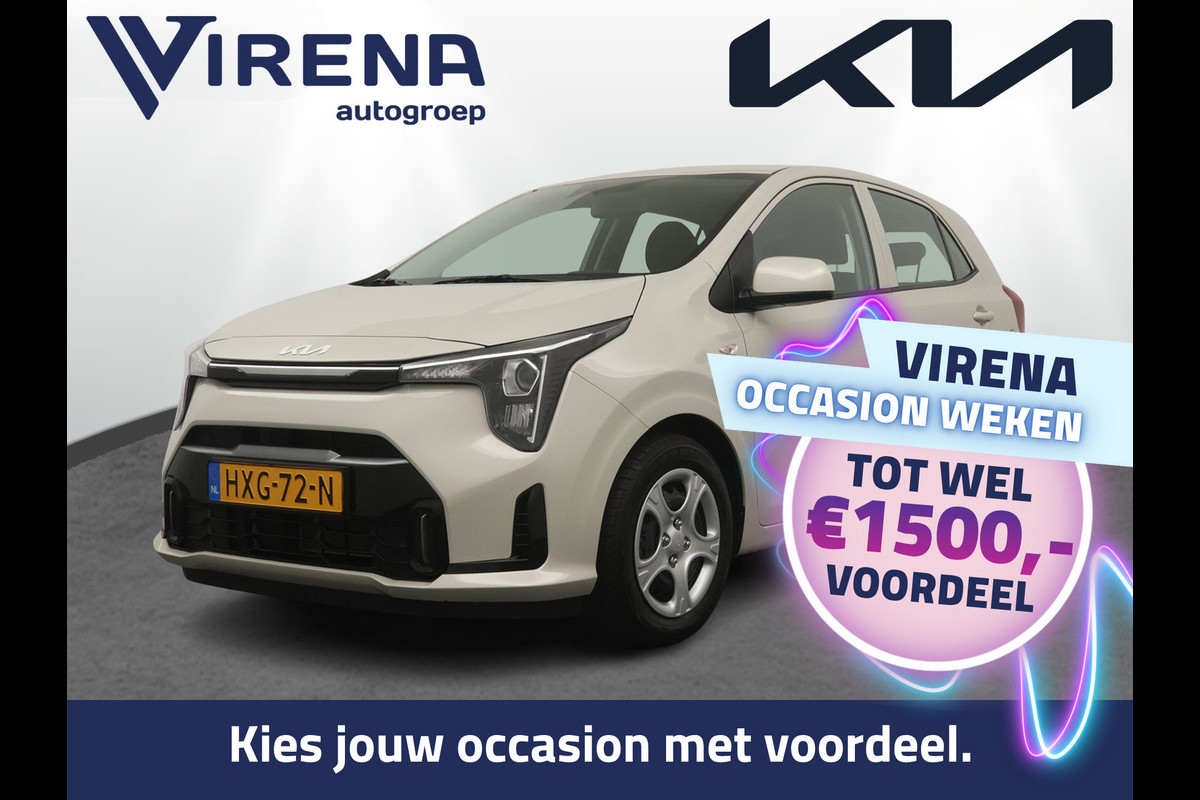 Kia Picanto 1.0 DPI DynamicLine - Achteruitrij camera - Navigatie - Airco - Cruise controle - Fabrieksgarantie tot 07-2032