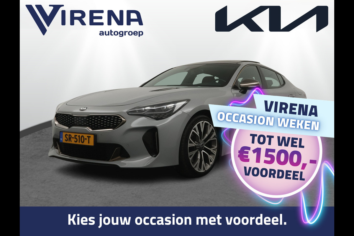 Kia Stinger 2.0 T-GDI GT-Line - GT-Line - Leer -  Automaat - 256 PK - Panorama dak - Perfecte staat -