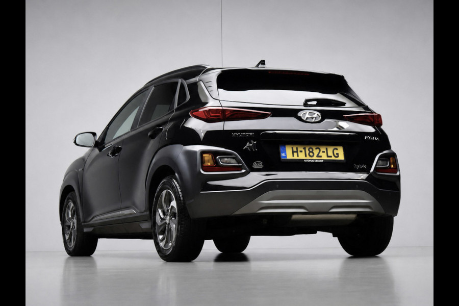 Hyundai Kona 1.6 GDI HEV Fashion Sport (APPLE CARPLAY,HEAD-UP DISPLAY,NAVI,CAMERA,PDC,CRUISE,GETINT,LED,SPORTSTOELEN,LM VELGEN)