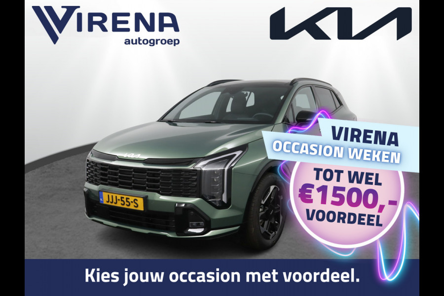 Kia Sportage 1.6 T-GDi Hybrid GT-Line Apple Carplay/Android Auto - Cruise Control - Dodehoekdetectie - Schuif-/Kanteldak  - Navigatie - Stuur/Stoelverwarming - Fabrieksgarantie tot 10-2032