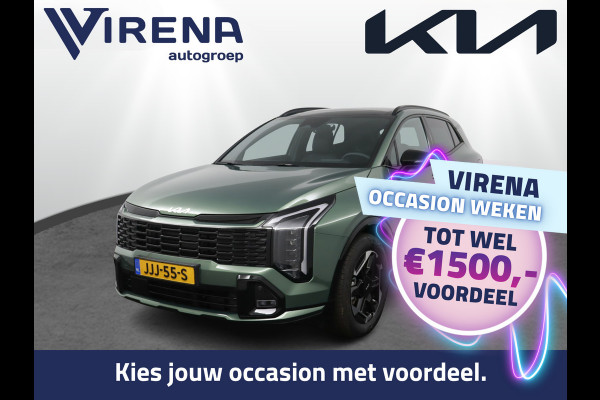 Kia Sportage 1.6 T-GDi Hybrid GT-Line Apple Carplay/Android Auto - Cruise Control - Dodehoekdetectie - Schuif-/Kanteldak  - Navigatie - Stuur/Stoelverwarming - Fabrieksgarantie tot 10-2032