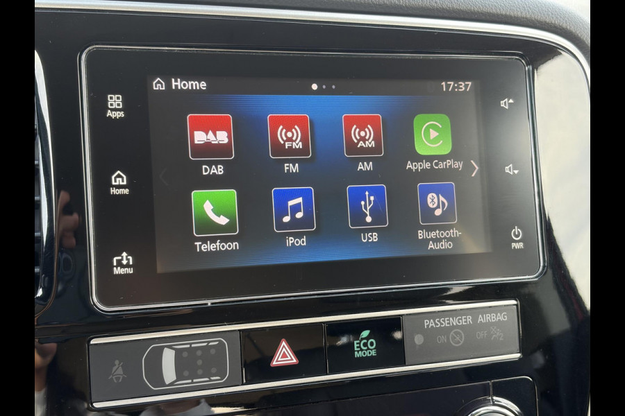 Mitsubishi Outlander 2.4 PHEV Intense ✓1e Eigenaar✓Trakhaak✓Carplay✓Camera✓Alcantara-Leder✓Stoelverw-Stoelverkoeling✓Clima✓Cruise✓Pdc V+A✓Keyless✓Net beurt gehad✓18" Lmv✓N.A.P✓Apk tot 10-2027