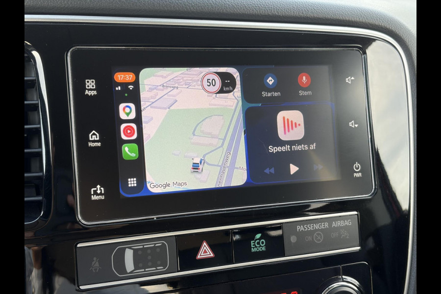 Mitsubishi Outlander 2.4 PHEV Intense ✓1e Eigenaar✓Trakhaak✓Carplay✓Camera✓Alcantara-Leder✓Stoelverw-Stoelverkoeling✓Clima✓Cruise✓Pdc V+A✓Keyless✓Net beurt gehad✓18" Lmv✓N.A.P✓Apk tot 10-2027