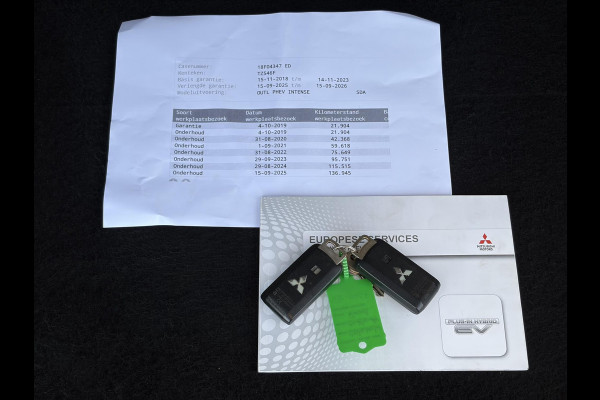 Mitsubishi Outlander 2.4 PHEV Intense ✓1e Eigenaar✓Trakhaak✓Carplay✓Camera✓Alcantara-Leder✓Stoelverw-Stoelverkoeling✓Clima✓Cruise✓Pdc V+A✓Keyless✓Net beurt gehad✓18" Lmv✓N.A.P✓Apk tot 10-2027