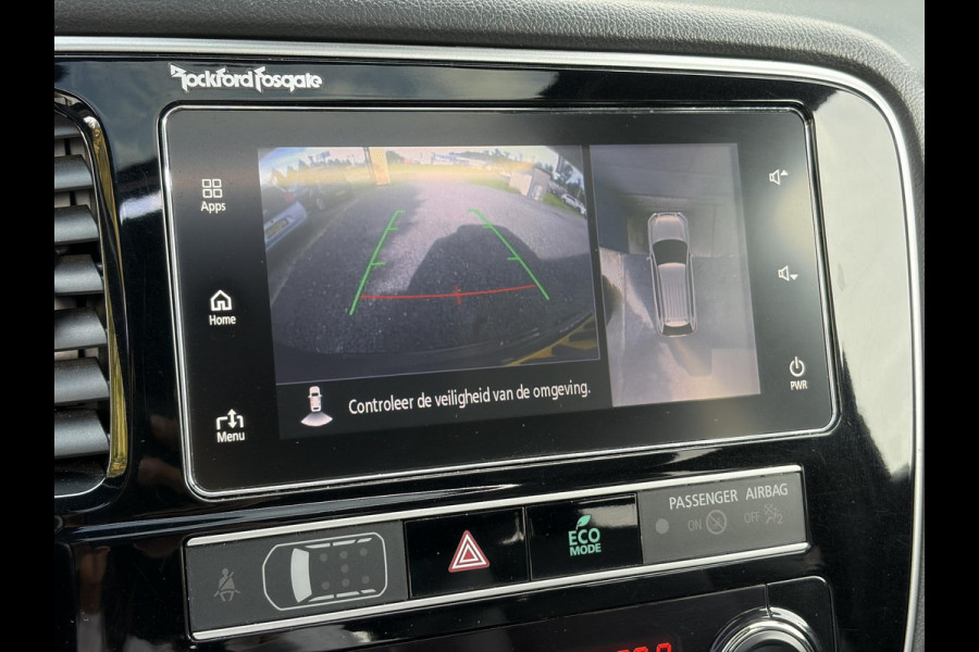 Mitsubishi Outlander 2.4 PHEV Instyle ✓360° Camera✓2e Eigenaar✓Carplay✓Pano✓Navi✓Leder✓Keyless✓Stoelverw✓Stoelverkoeling✓Stuurverw✓Pdc V+A✓Lm velgen✓Net beurt gehad✓Rijstrooksensor✓Dodehoeksenor✓N.A.P✓Apk tot 11-2027