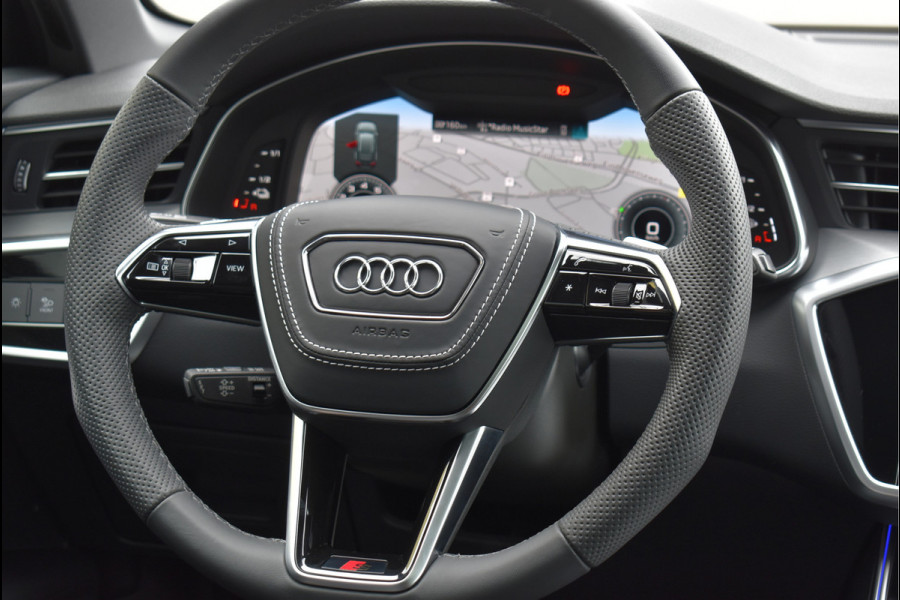 Audi A6 Avant 55 TFSI e Quattro S-Line Competition 367 Pk Rs-Stoel Pano Soft-Close ACC Sfeerverlichting S6 21 Inch