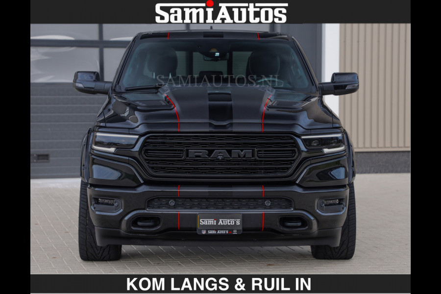 Dodge Ram WIDE BODY | LIMITED | 5.7 V8 | 59950,- excl | STRIPING | TRAIN HORN | CUTOUT | BOM VOL | DC | CREW CAB 5 PERSOONS | DUBBLE CABINE | BEAST | EERSTE EIGENAAR |