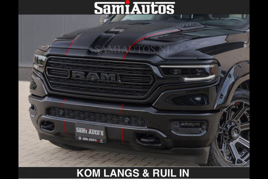 Dodge Ram WIDE BODY | LIMITED | 5.7 V8 | 59950,- excl | STRIPING | TRAIN HORN | CUTOUT | BOM VOL | DC | CREW CAB 5 PERSOONS | DUBBLE CABINE | BEAST | EERSTE EIGENAAR |