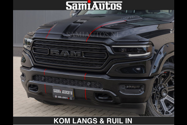 Dodge Ram WIDE BODY | LIMITED | 5.7 V8 | 59950,- excl | STRIPING | TRAIN HORN | CUTOUT | BOM VOL | DC | CREW CAB 5 PERSOONS | DUBBLE CABINE | BEAST | EERSTE EIGENAAR |