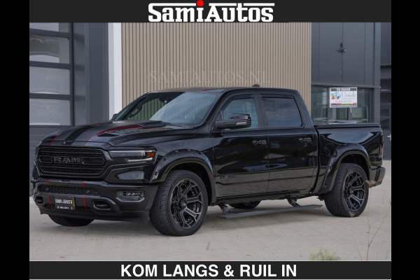 Dodge Ram WIDE BODY | LIMITED | 5.7 V8 | 59950,- excl | STRIPING | TRAIN HORN | CUTOUT | BOM VOL | DC | CREW CAB 5 PERSOONS | DUBBLE CABINE | BEAST | EERSTE EIGENAAR |