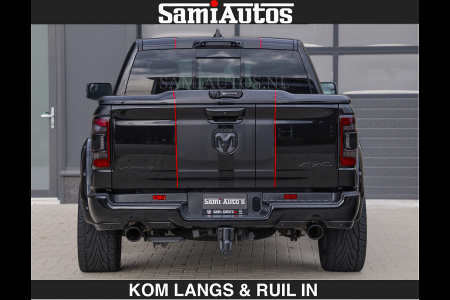 Dodge Ram WIDE BODY | LIMITED | 5.7 V8 | 59950,- excl | STRIPING | TRAIN HORN | CUTOUT | BOM VOL | DC | CREW CAB 5 PERSOONS | DUBBLE CABINE | BEAST | EERSTE EIGENAAR |