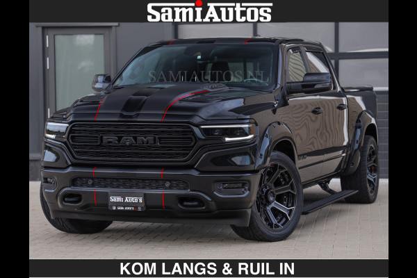 Dodge Ram WIDE BODY | LIMITED | 5.7 V8 | 59950,- excl | STRIPING | TRAIN HORN | CUTOUT | BOM VOL | DC | CREW CAB 5 PERSOONS | DUBBLE CABINE | BEAST | EERSTE EIGENAAR |