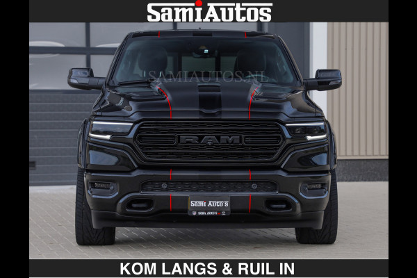 Dodge Ram WIDE BODY | LIMITED | 5.7 V8 | 59950,- excl | STRIPING | TRAIN HORN | CUTOUT | BOM VOL | DC | CREW CAB 5 PERSOONS | DUBBLE CABINE | BEAST | EERSTE EIGENAAR |