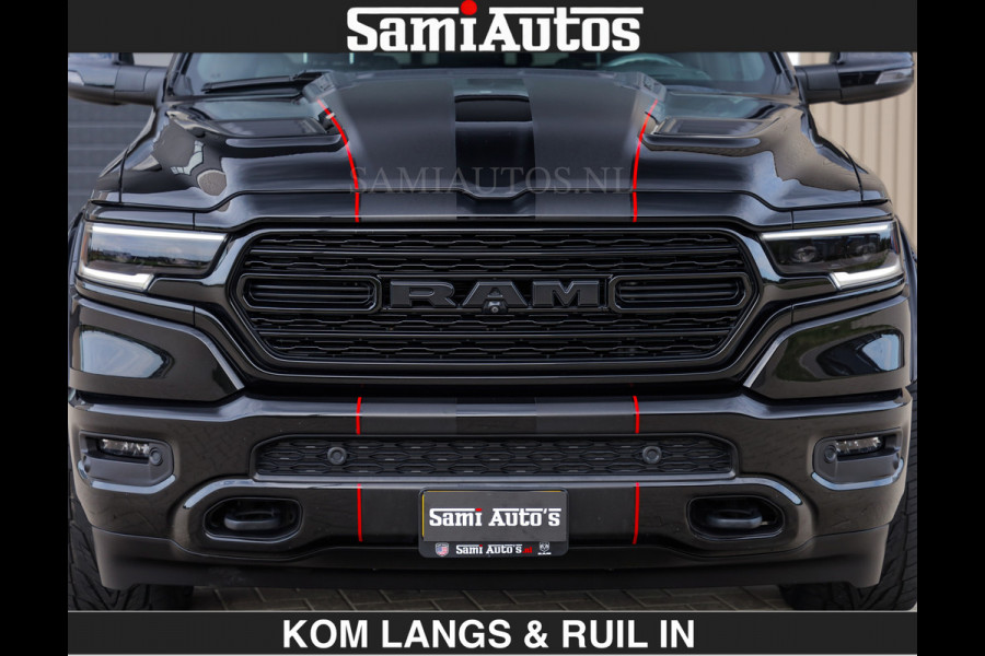 Dodge Ram WIDE BODY | LIMITED | 5.7 V8 | 59950,- excl | STRIPING | TRAIN HORN | CUTOUT | BOM VOL | DC | CREW CAB 5 PERSOONS | DUBBLE CABINE | BEAST | EERSTE EIGENAAR |