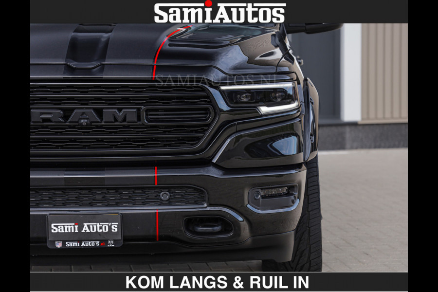 Dodge Ram WIDE BODY | LIMITED | 5.7 V8 | 59950,- excl | STRIPING | TRAIN HORN | CUTOUT | BOM VOL | DC | CREW CAB 5 PERSOONS | DUBBLE CABINE | BEAST | EERSTE EIGENAAR |