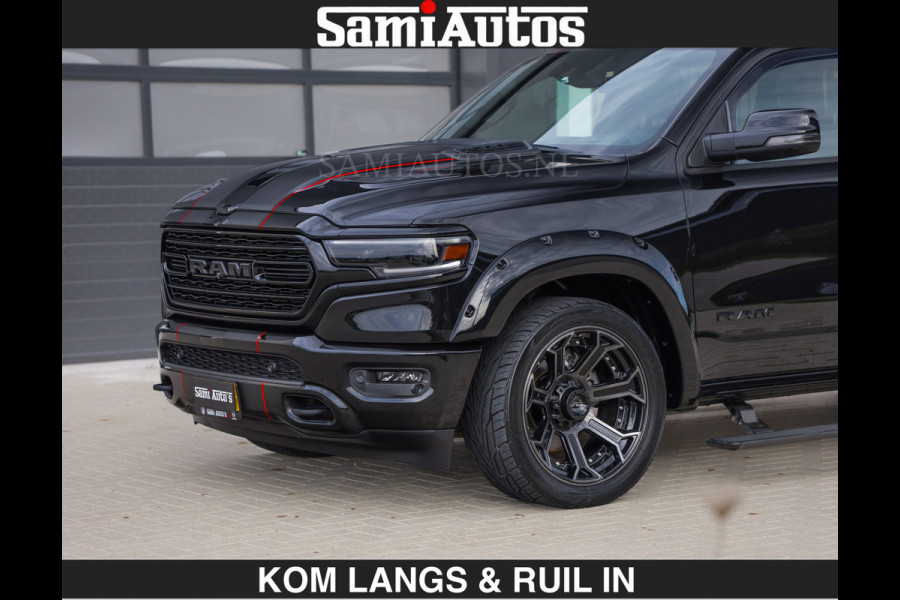 Dodge Ram WIDE BODY | LIMITED | 5.7 V8 | 59950,- excl | STRIPING | TRAIN HORN | CUTOUT | BOM VOL | DC | CREW CAB 5 PERSOONS | DUBBLE CABINE | BEAST | EERSTE EIGENAAR |