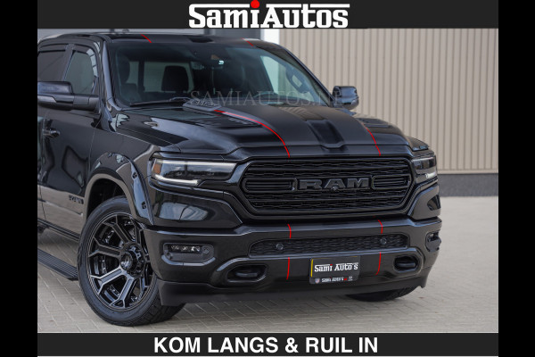 Dodge Ram WIDE BODY | LIMITED | 5.7 V8 | 59950,- excl | STRIPING | TRAIN HORN | CUTOUT | BOM VOL | DC | CREW CAB 5 PERSOONS | DUBBLE CABINE | BEAST | EERSTE EIGENAAR |