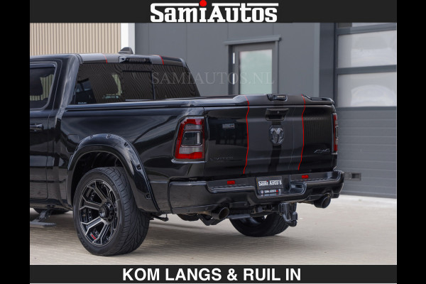 Dodge Ram WIDE BODY | LIMITED | 5.7 V8 | 59950,- excl | STRIPING | TRAIN HORN | CUTOUT | BOM VOL | DC | CREW CAB 5 PERSOONS | DUBBLE CABINE | BEAST | EERSTE EIGENAAR |