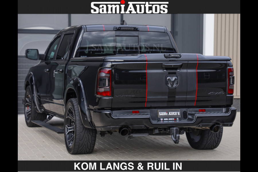 Dodge Ram WIDE BODY | LIMITED | 5.7 V8 | 59950,- excl | STRIPING | TRAIN HORN | CUTOUT | BOM VOL | DC | CREW CAB 5 PERSOONS | DUBBLE CABINE | BEAST | EERSTE EIGENAAR |
