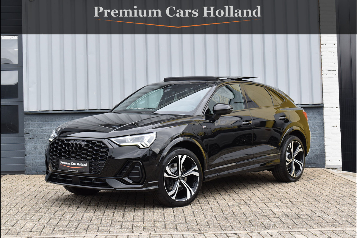 Audi Q3 Sportback 45 TFSI e S-Line 245 Pk Pano Leder Sfeer Trekhaak Navi Camera 20 Inch