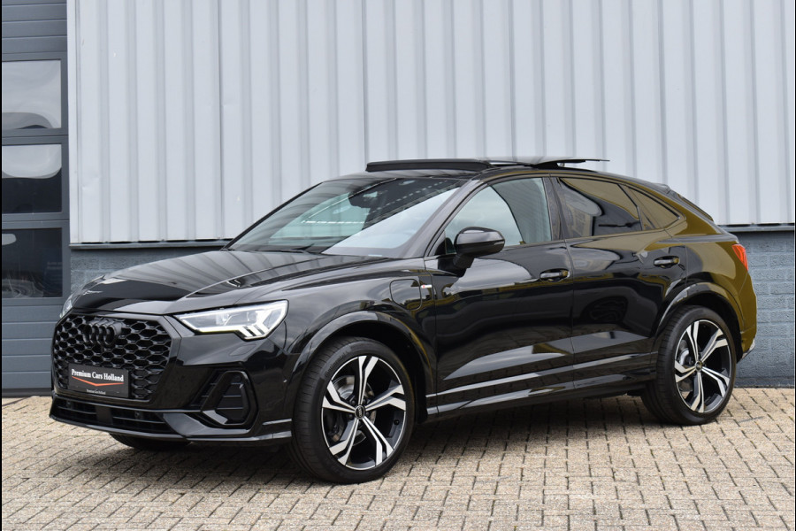 Audi Q3 Sportback 45 TFSI e S-Line 245 Pk Pano Leder Sfeer Trekhaak Navi Camera 20 Inch