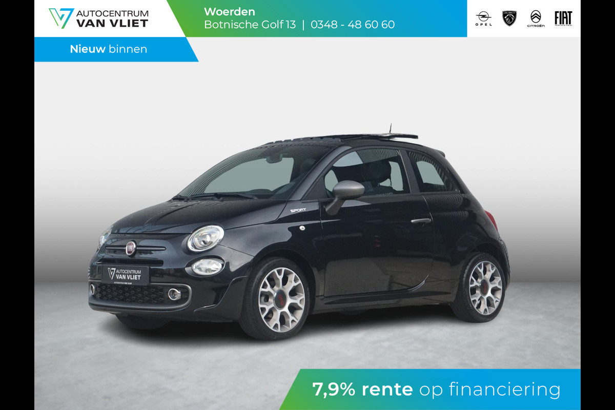 Fiat 500 1.0 Hybrid Sport schuif-/ kanteldak