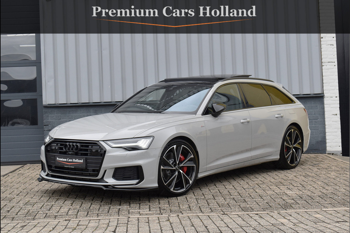 Audi A6 Avant 55 TFSI e Quattro Porsche Krijt Grijs Exclusive S-Line Competition 367 Pk Pano RS-Stoel Soft-Close S6 21 Inch