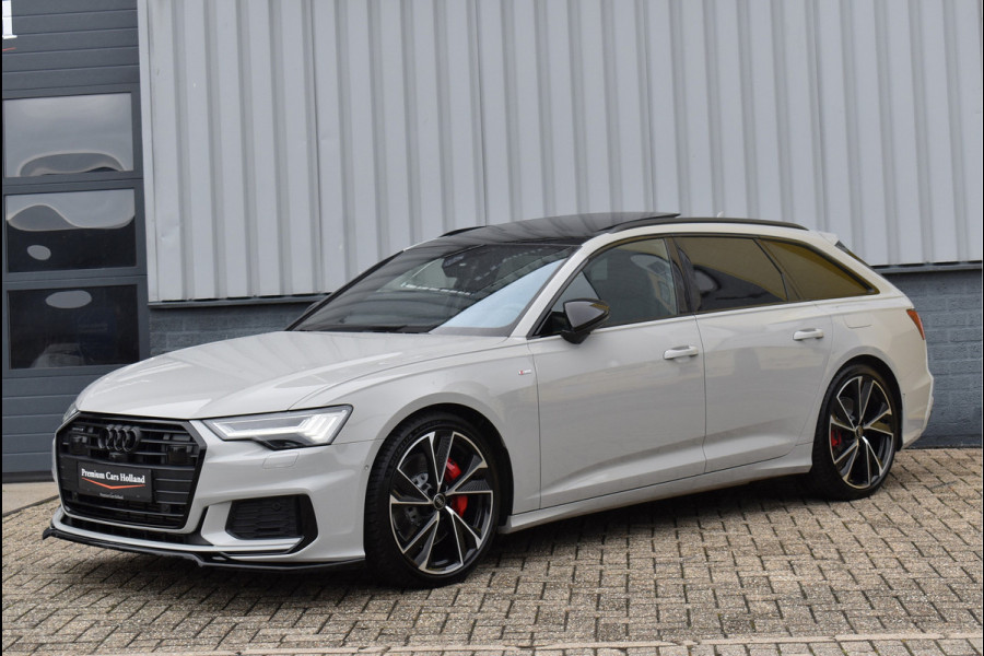 Audi A6 Avant 55 TFSI e Quattro Porsche Krijt Grijs Exclusive S-Line Competition 367 Pk Pano RS-Stoel Soft-Close S6 21 Inch