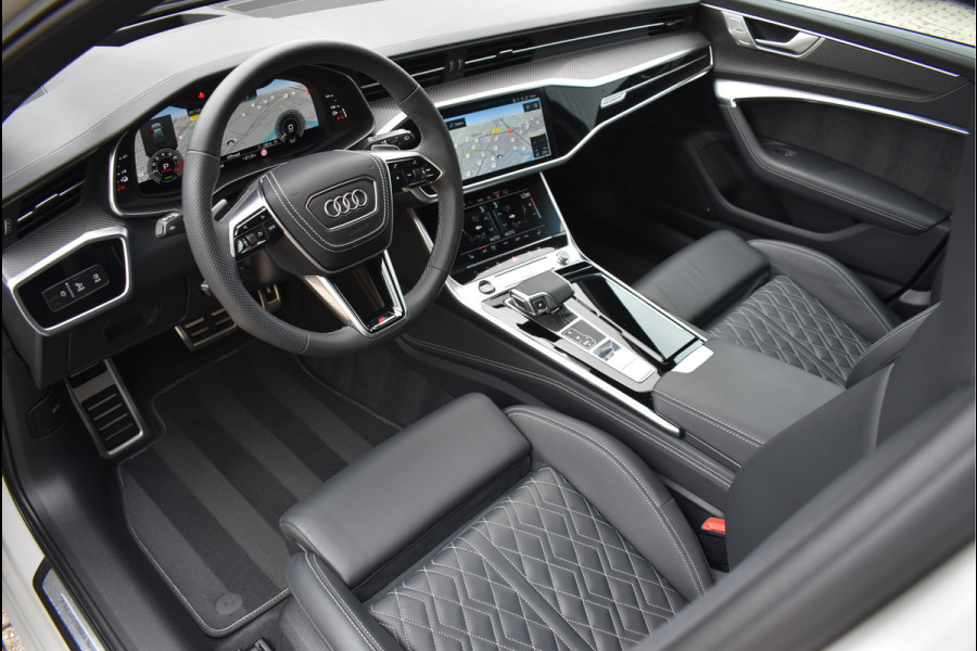 Audi A6 Avant 55 TFSI e Quattro Porsche Krijt Grijs Exclusive S-Line Competition 367 Pk Pano RS-Stoel Soft-Close S6 21 Inch